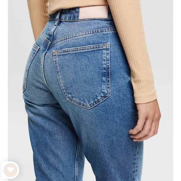 Esprit Mom fit jeans, size 29, ridged denim, these fit smaller. - Picture 6 of 8